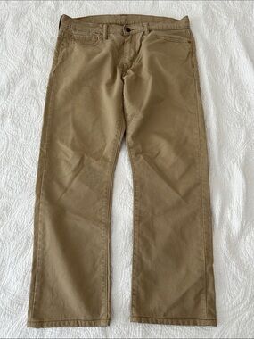 Men’s Levi’s 513 khaki jeans 34x30